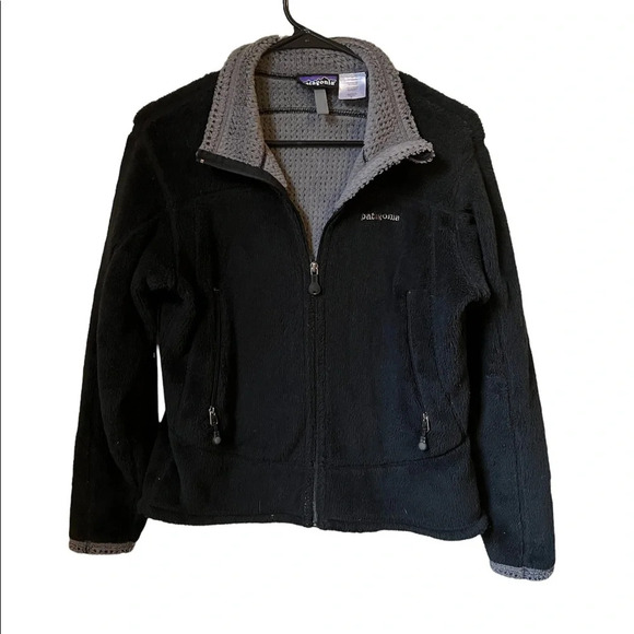 Patagonia Jackets & Blazers - Patagonia Black Fleece Zip Up Jacket, size small